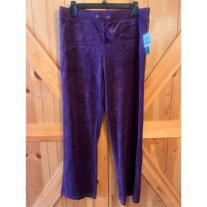 Womens Sideways Athletic Pants Size Large Purple Nwt (1253)